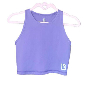 Buff Bunny Small Purple Cropped Tank Top
